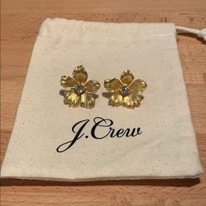 J. Crew Flower Earrings